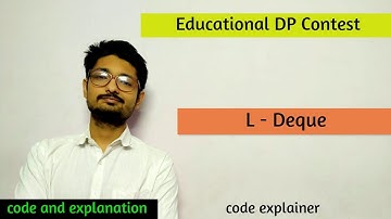 Deque || Problem L || Educational DP Contest || C++ SOLUTION