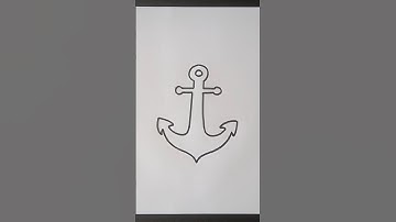 Draw Anchor  #anchor #easydrawing #artwork