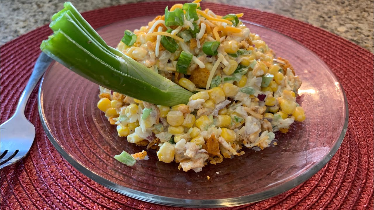 Corn Chili Cheese Salad YouTube