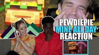 Mine All Day (Minecraft Music Video) REACTION
