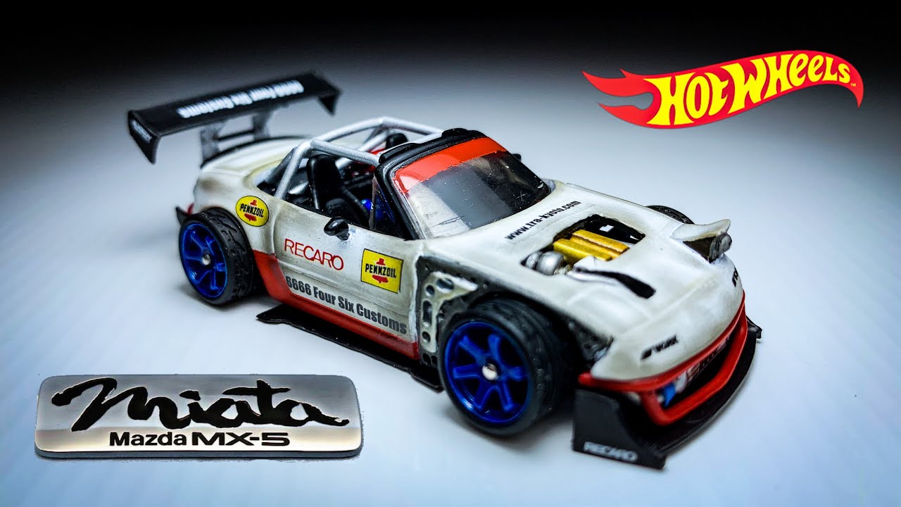 mazda Miata MX5 Hot Wheels custom