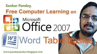 MS OFFICE TABLE (create, insert, delete, merge, split)