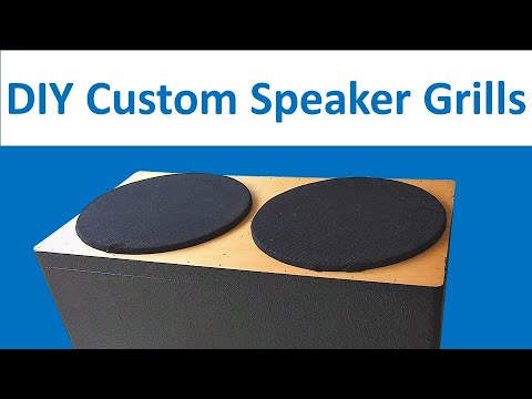 How to make custom speaker grills! Passive Radiator Sub Build Part 3. -  YouTube