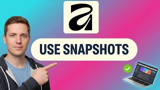 How to USE SNAPSHOTS in Affinity Studio (Step by Step)