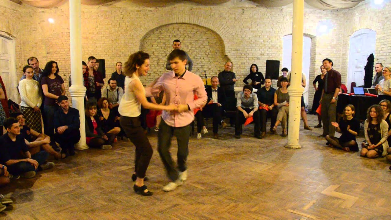 Lindy Hop Invitational Jack And Jill - Nastya Gorban And Pavlov Sergey 1st Song (KSDC Exchange 2016)