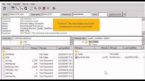 Managing files-folders in FileZilla.avi
