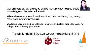 How Android Developers Talk About Personal Data On Reddit And What It Means For User Privacy