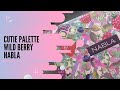 Обзор палетки Nabla Cutie Palette Wild Berry | Свотчи, примеры макияжей