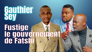 Gauthier Sey Fustige le nouveau gouvernement de Fatshi