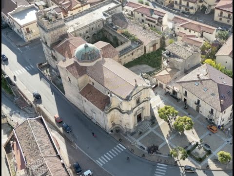 Chiesa di San Biagio e Tommaso Campanella a Stilo Air Drone ©