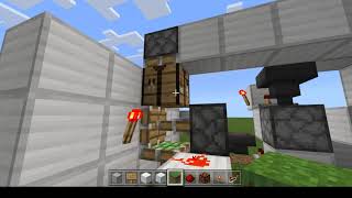 Minecraft: Bedrock Redstone #9 - Example: Wall Block Swapper
