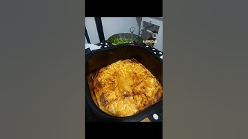 Lasanha no tambor da Airfryer