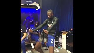No Kante Laughing At Rudigers Dancing In Dressing Room