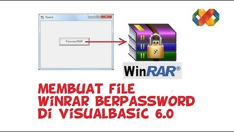 MEMBUAT FILE RAR BERPASWORD DARI VISUALBASIC