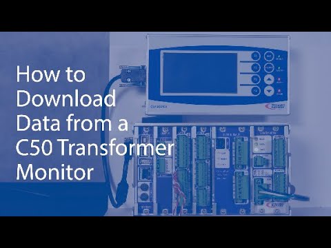 How to Download Data from a C50 Transformer Monitor