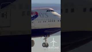 Boeing 747 Landing LAX