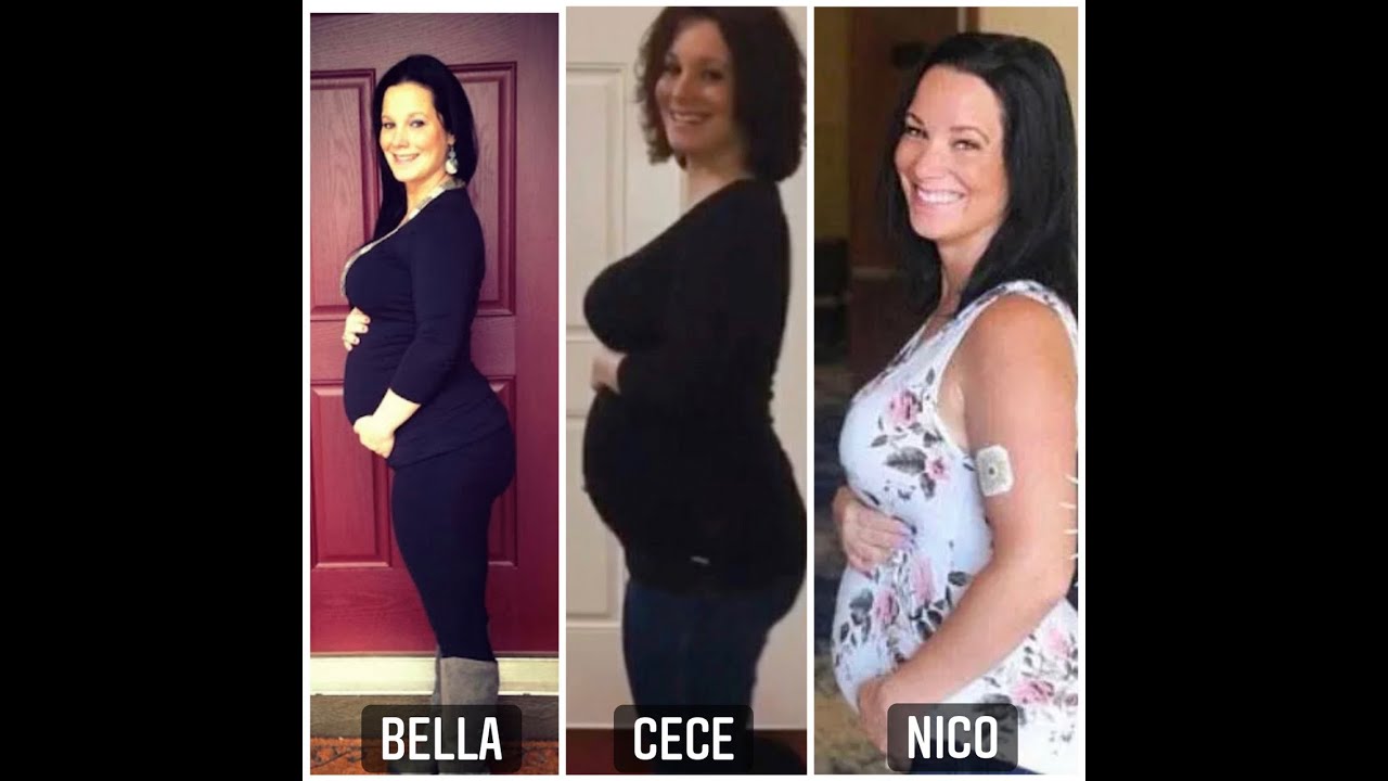 Shanann's pregnancies with Bella, CeCe & Nico + giving birth - YouTube