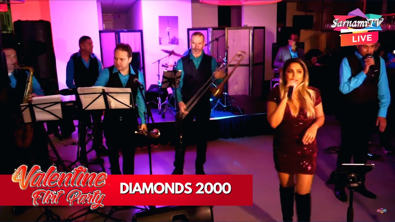 Muziekformatie Diamonds 2000 live op de Valentine Flirt Party! - YouTube