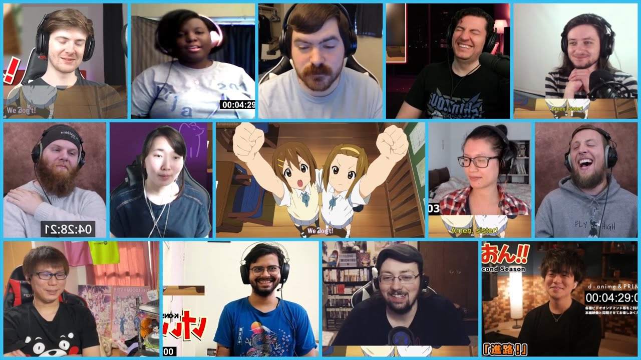 K-On!! Ep 08 Reaction Mashup || K-ON! Season 2