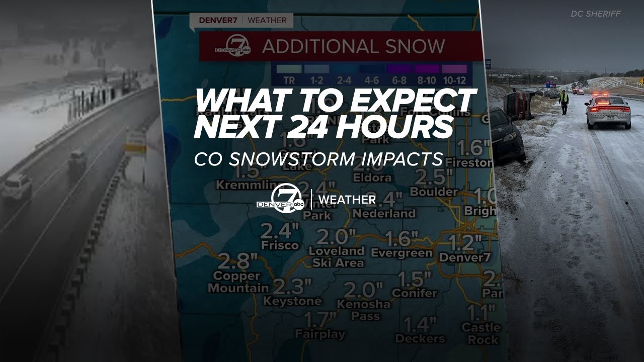 How much more snow can Denver expect as slick roads remain across ...