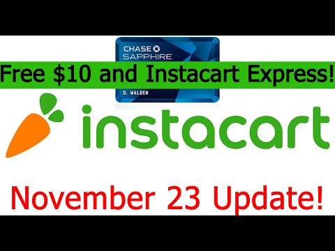 Free Instacart Express Membership Linking Chase Credit Card! Apply Food Stamp $375 EBT PEBT SNAP hqdefault