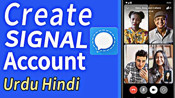 How to create account on signal app | signal app par account kaise banaye | Urdu Hindi Very Easy