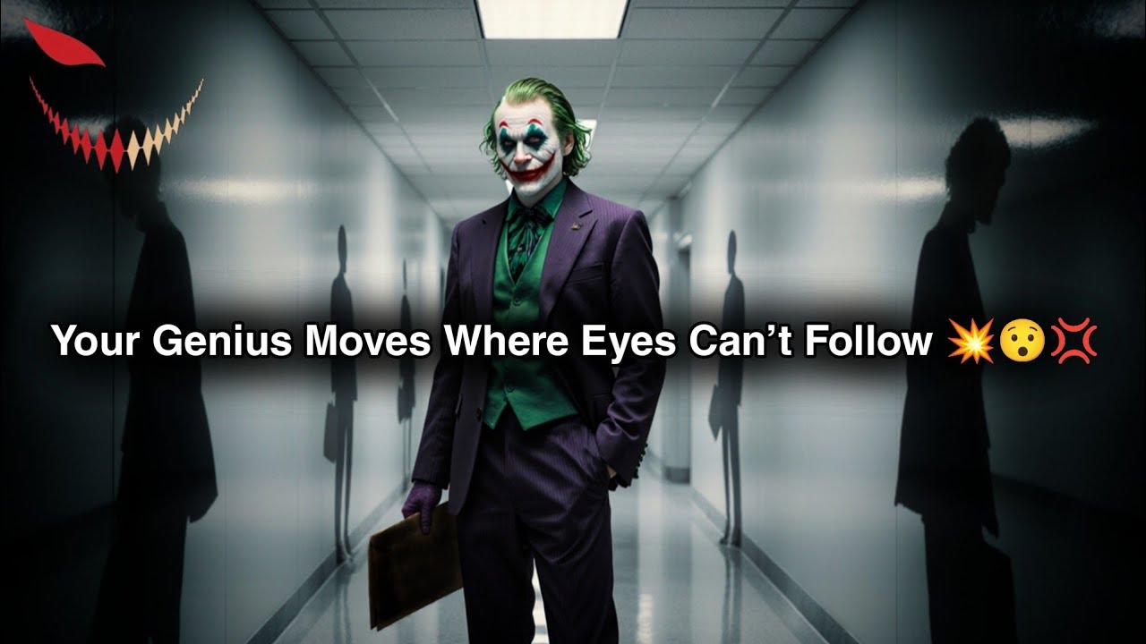 Tactical Experts See Your Final Move 💥 But the 47 Steps Behind It Are Still Invisible - Joker Speech