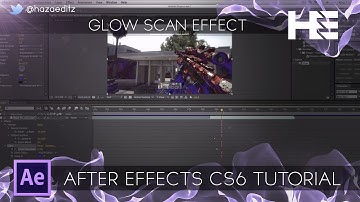 Glow Scan Effect | After Effects Tutorial