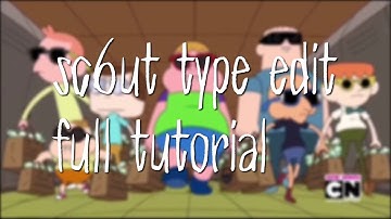 Sc6ut-Type Edit Full Tutorial...Alight Motion