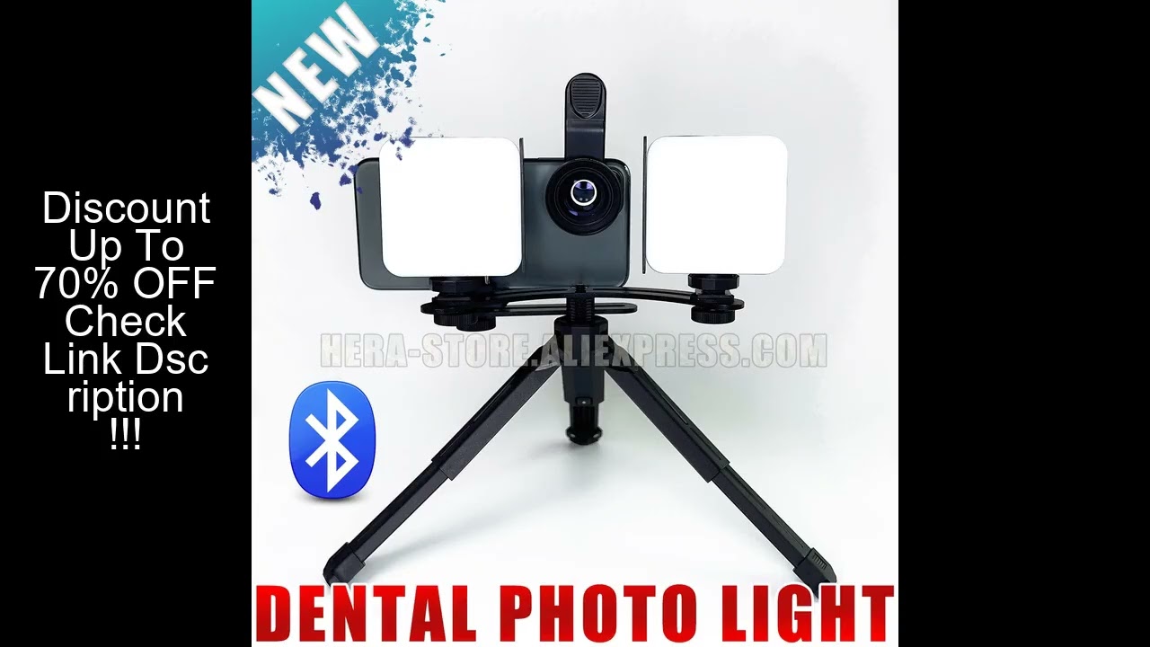 Intraoral Dental Photography LED Light MK019 Oral Filling Lamp For Dentist Colorimetry Photo Video F