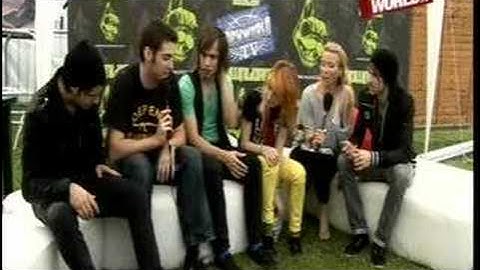 Paramore interview @ Download fest (Rockworld)
