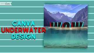 How to create Underwater text effect In Canva screenshot 5