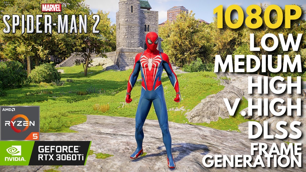 Marvel's Spider Man 2 - RTX 3060 Ti + Ryzen 5 5600 | All Settings + DLSS Tested