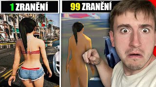 GTA, ale když se ZRANÍM stane se hra HORŠÍ ! (GTA 5)