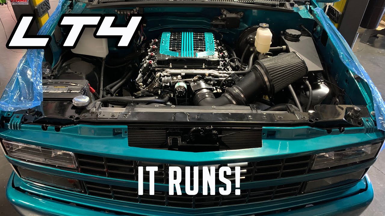 FIRST START!! 1993 LT4/10spd swapped CHEVY TRUCK! Mindovermetal English