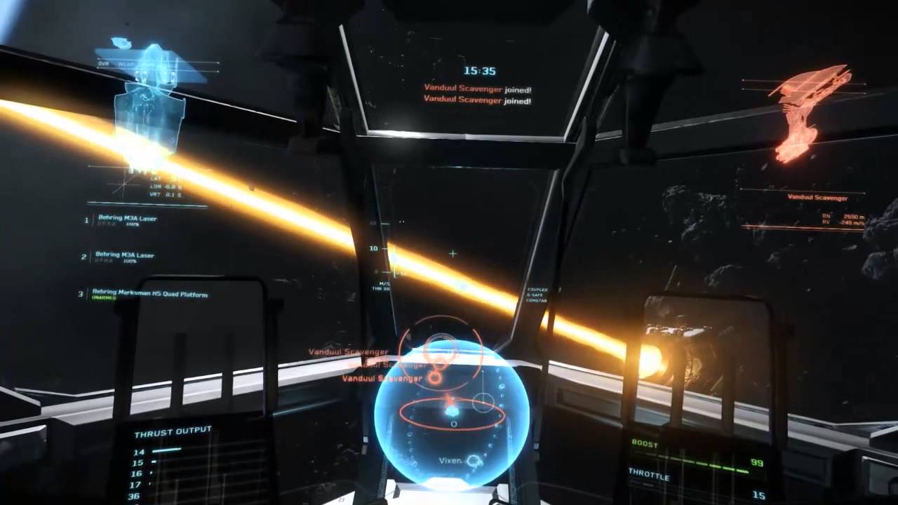 StarCitizen - Arena Commander - Aurora MR gameplay [Broken Moon]