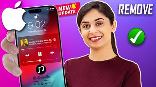 How to Remove the Music Player from Lock screen on iPhone 2024 | Remove the Music Player Widget