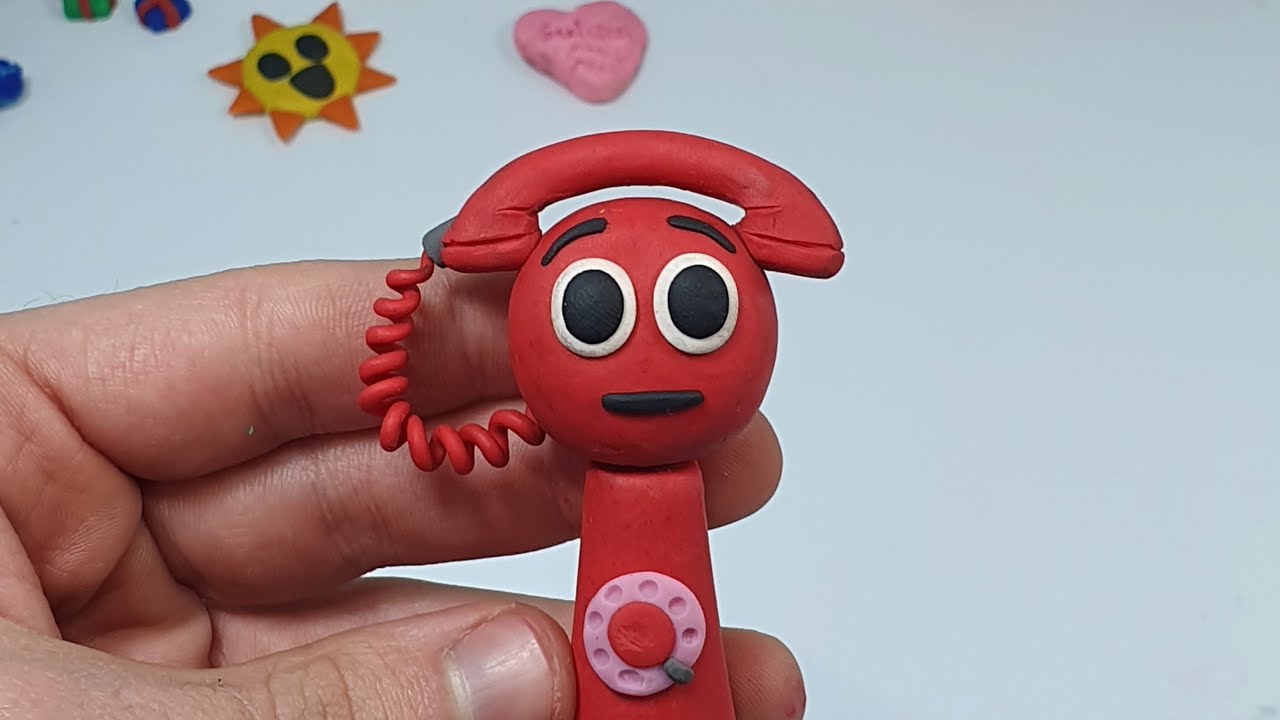 Making Sprunki Incredibox Characters by Clay