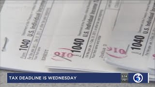 VIDEO: Experts offer advice to those rushing to file ahead of Wednesday's tax deadline