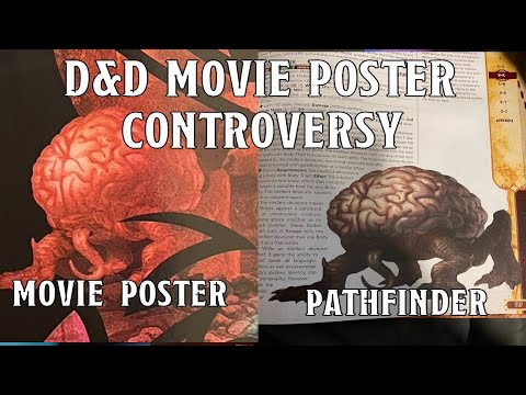 D&D Movie Poster Controversy!  #dnd #dndmovie #shorts