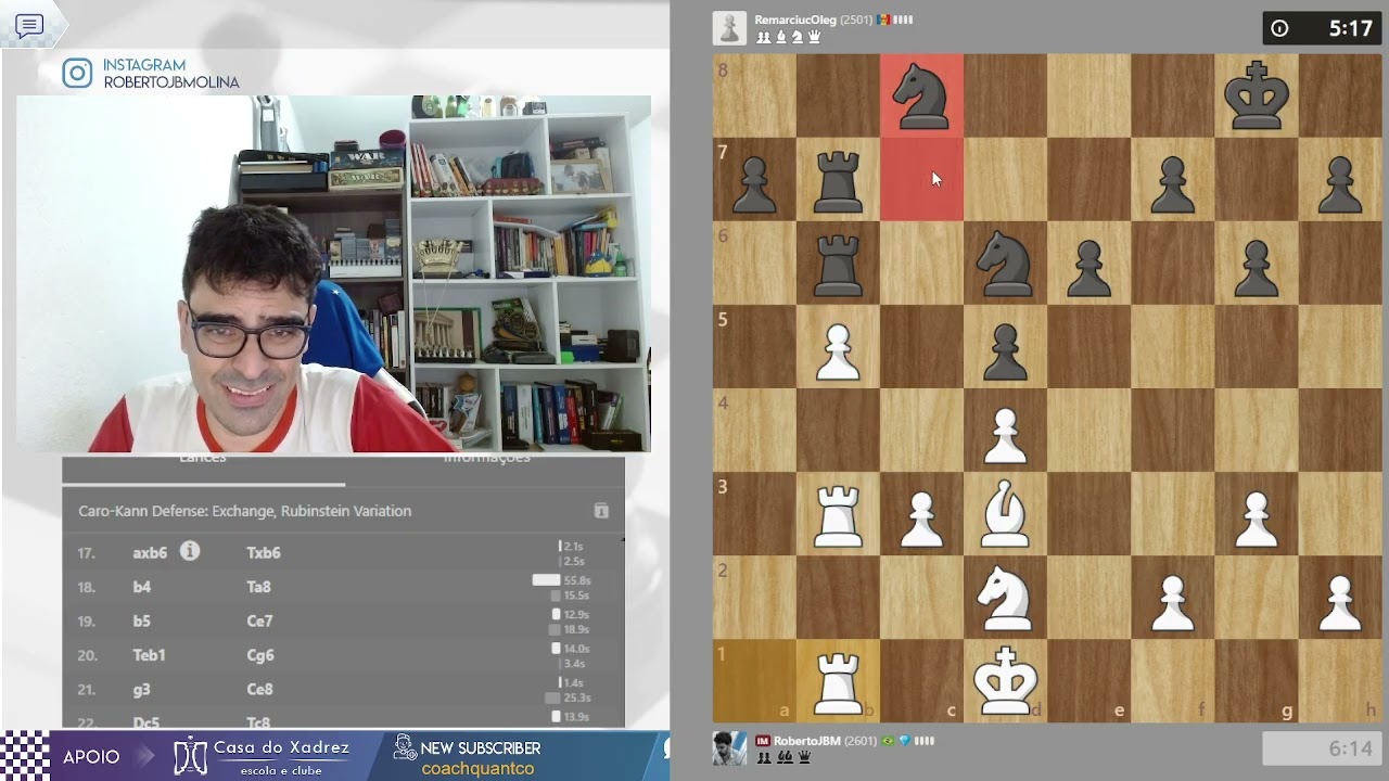 Série de Rápidas - ENFRENTEI MINHA CARO KANN