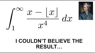BEAUTIFUL Floor Function Integral (With Zeta Function)