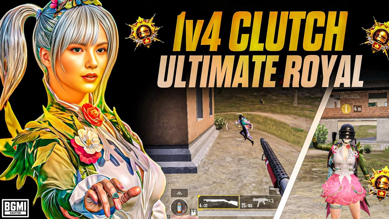 1v4 CLUTCH ULTIMATE ROYAL | INTENSE FIGHT | BGMI #bgmi #pubgmobile ...