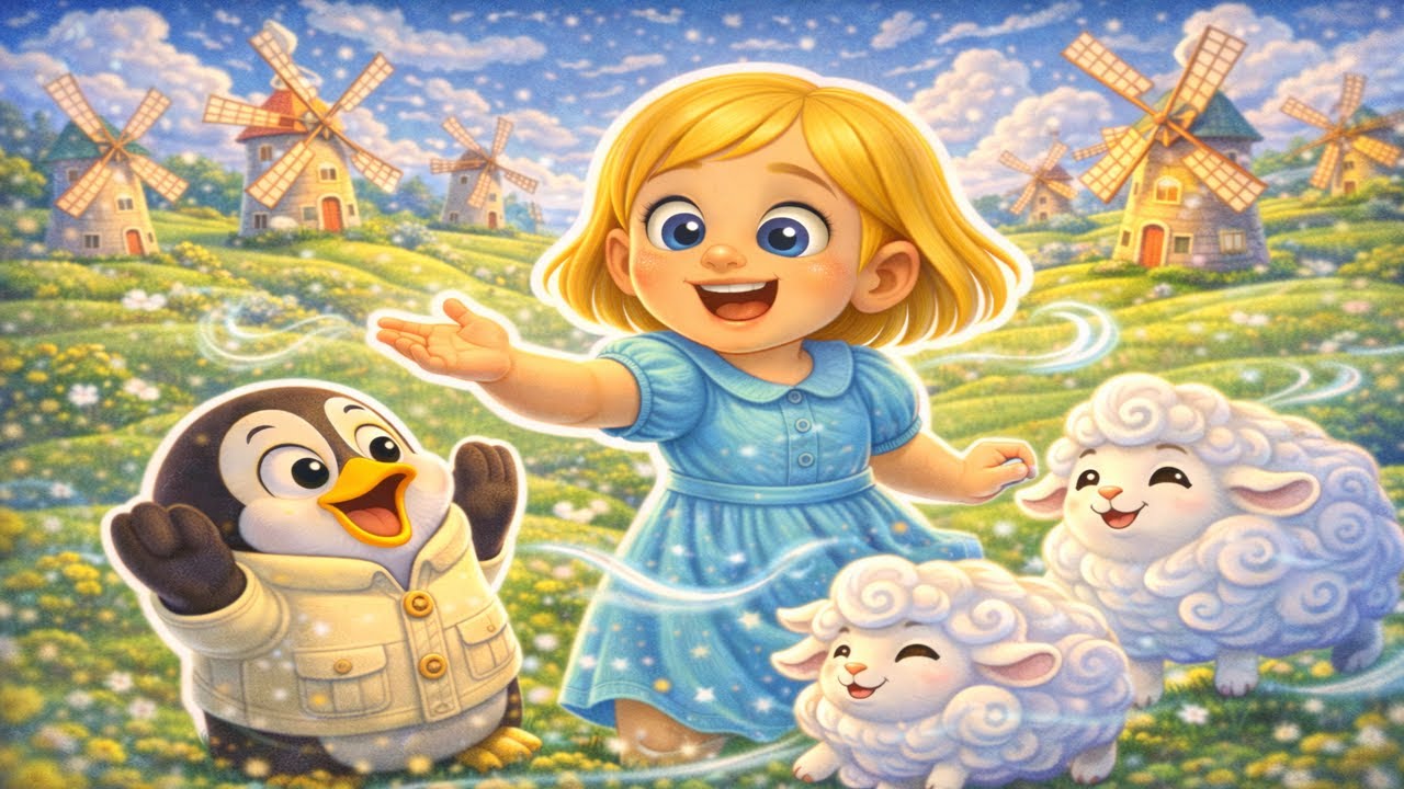 Emma and Chilly Restore the Windmill Meadow Rhythm 🌬️🌾✨