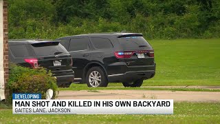 Man found shot to death in backyard of Jackson home
