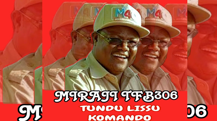 Miraji TFB306-TUNDU LISSU KOMANDO(OFFICIAL MUSIC AUDIO)