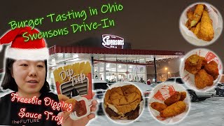 Trip to Cleveland Ohio | Swensons Drive-In Burger | Free Sauce Tray & No Dine In | 快餐店 | 芝士漢堡 | 俄亥俄州