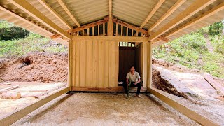 FULL VIDEO: 35 Days to Completing a Wooden House Project from Start to Finish | Green Forest Farm