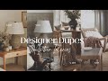 Designer home decor dupes  designer look for less  amber interiors