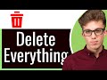 How To Delete Everything On A Laptop 2025 (Step by Step)